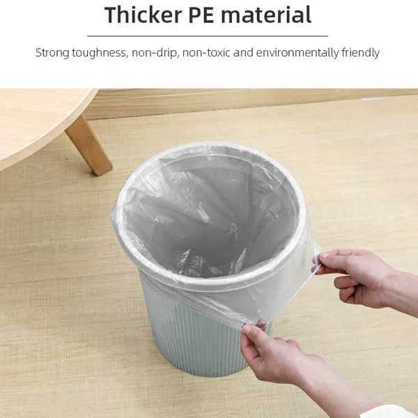 Thicken flat top garbage bag (20 Count*4 Bags)