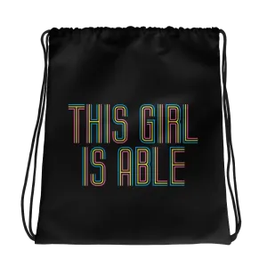 This Girl is Able (Drawstring Bag)