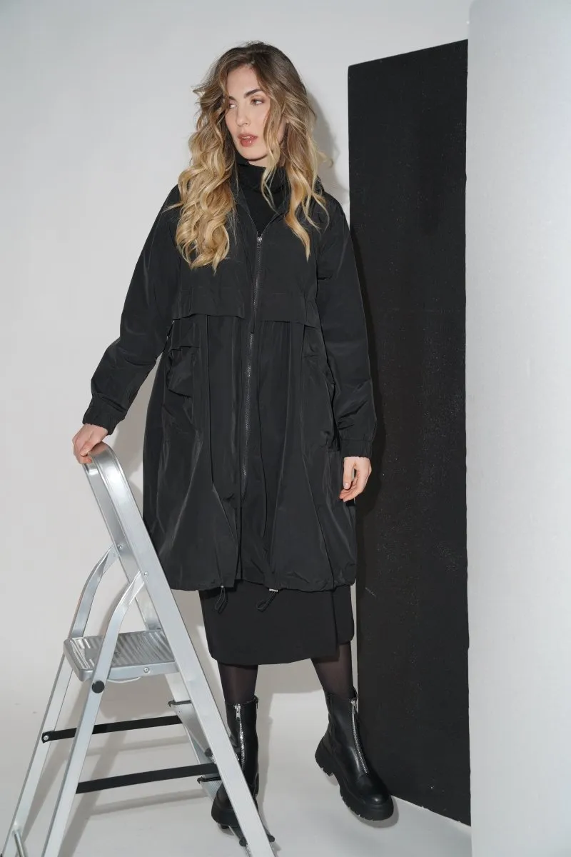 Tiered Anorak Jacket
