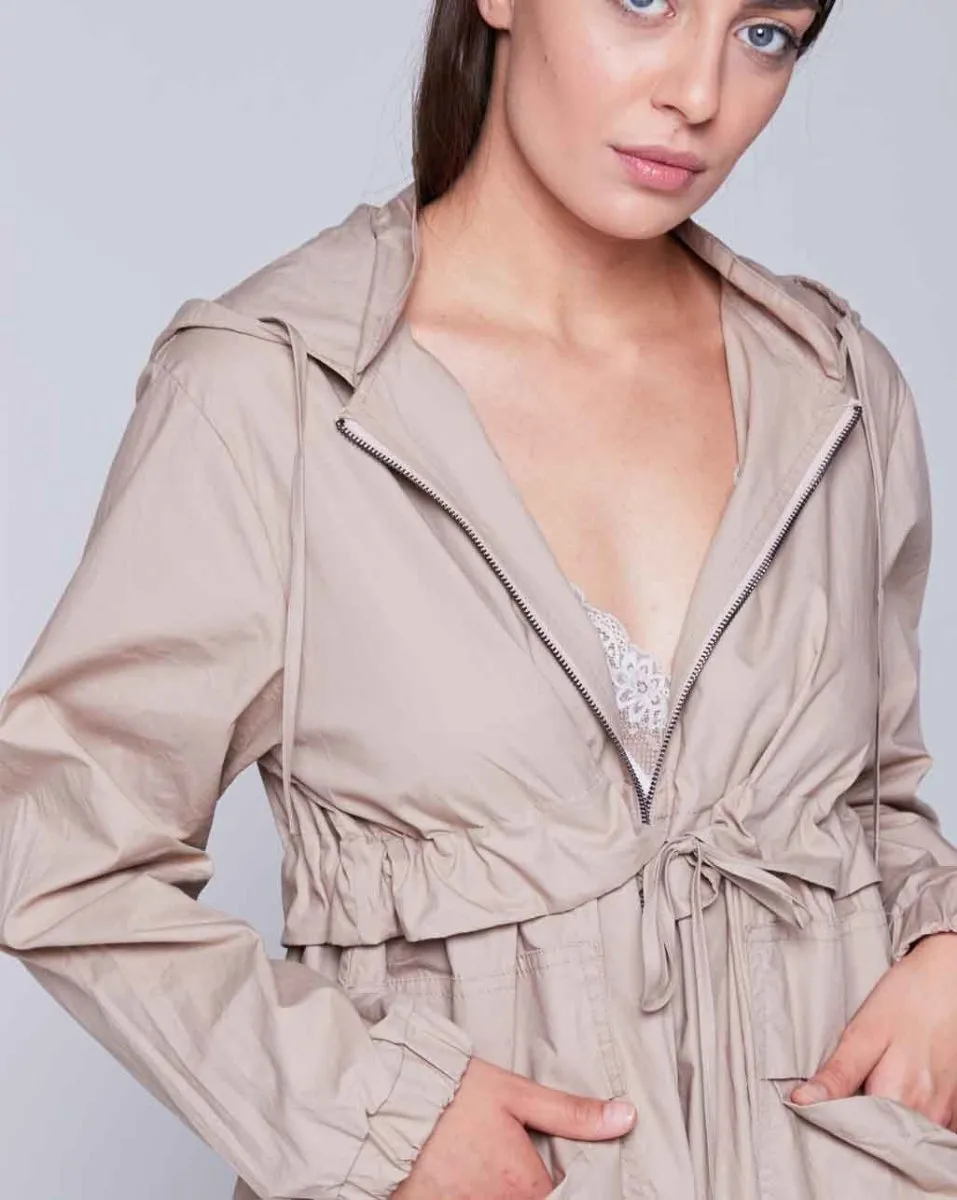Tiered Anorak Jacket