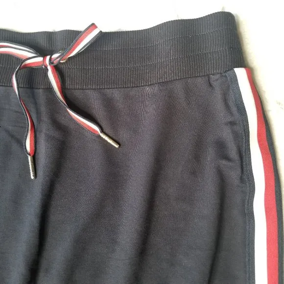 Tommy Hilfiger Drawstring Side Striped Skirt NWT