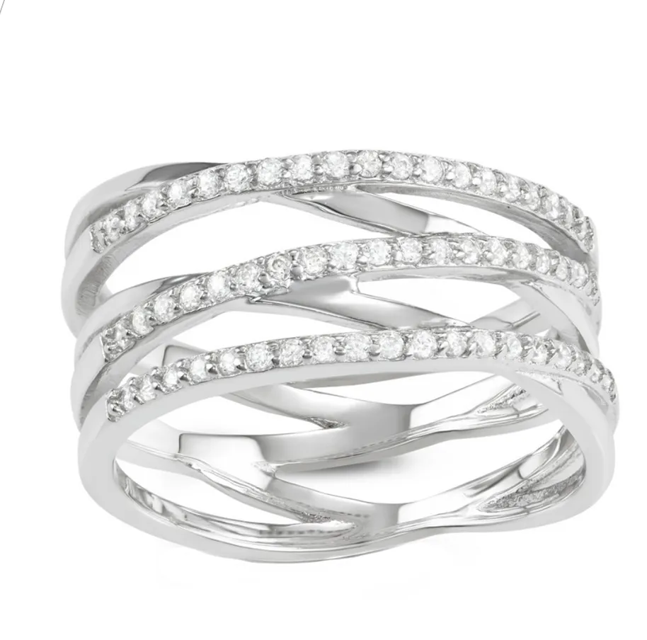 Triple Row Crossover Ring