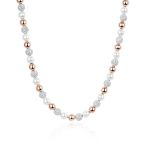 TROVE Pearl and Bead Chain - 22"