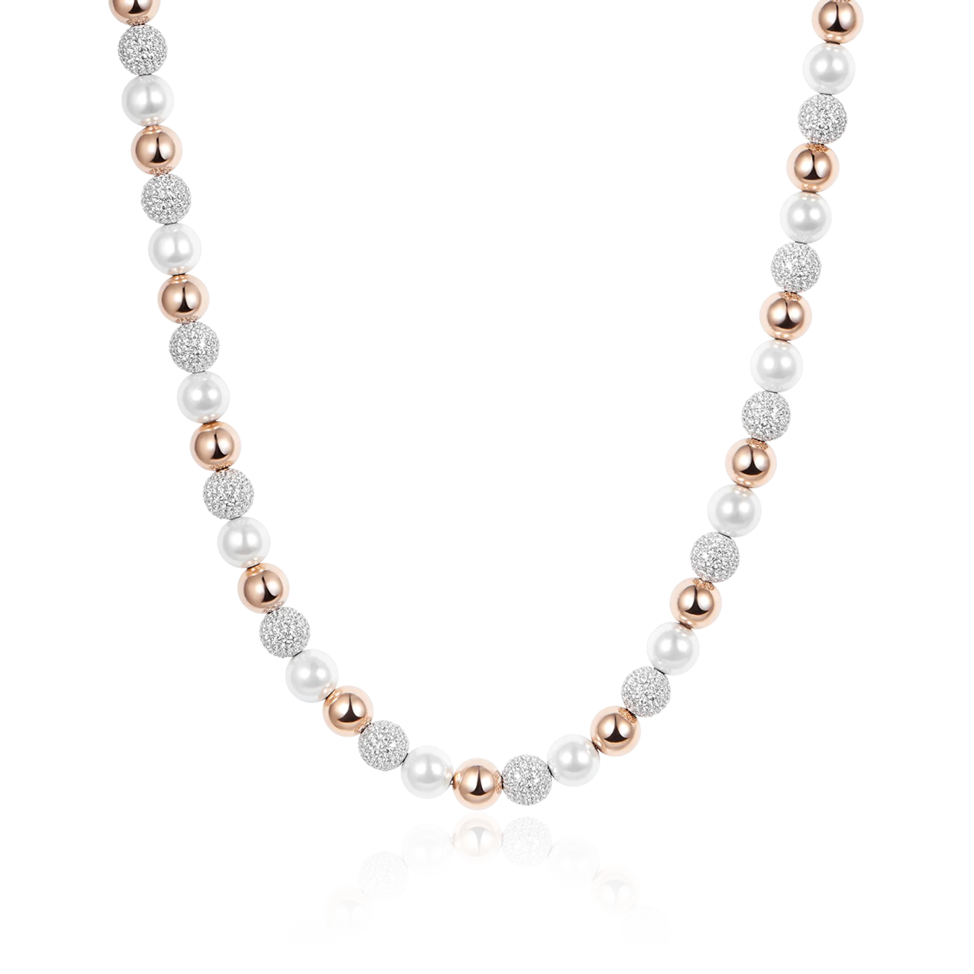 TROVE Pearl and Bead Chain - 22"