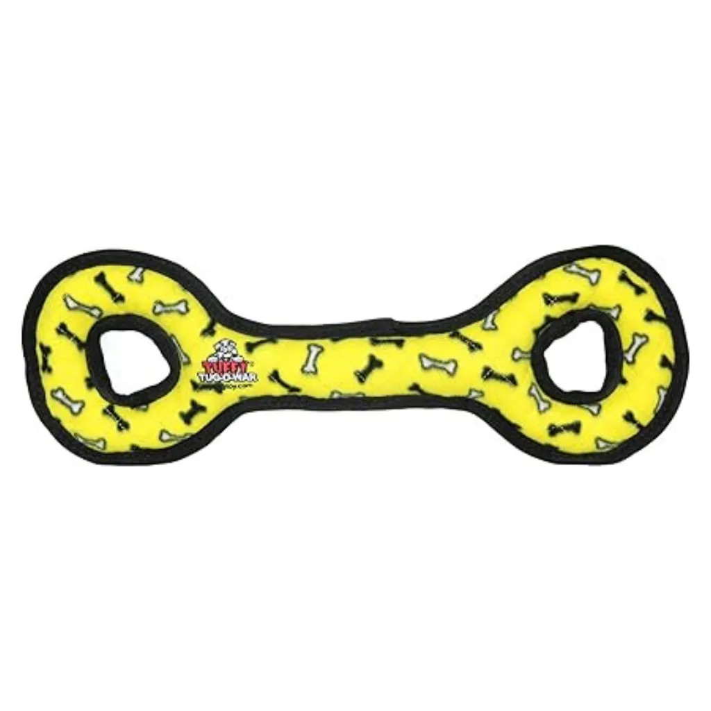 Tuffy's No Stuff Tug-O-War Dog Toy - Yellow