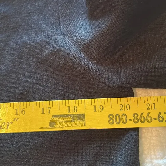 Two Twenty Five Black Open Front Long Cardigan /Jacket Size Medium