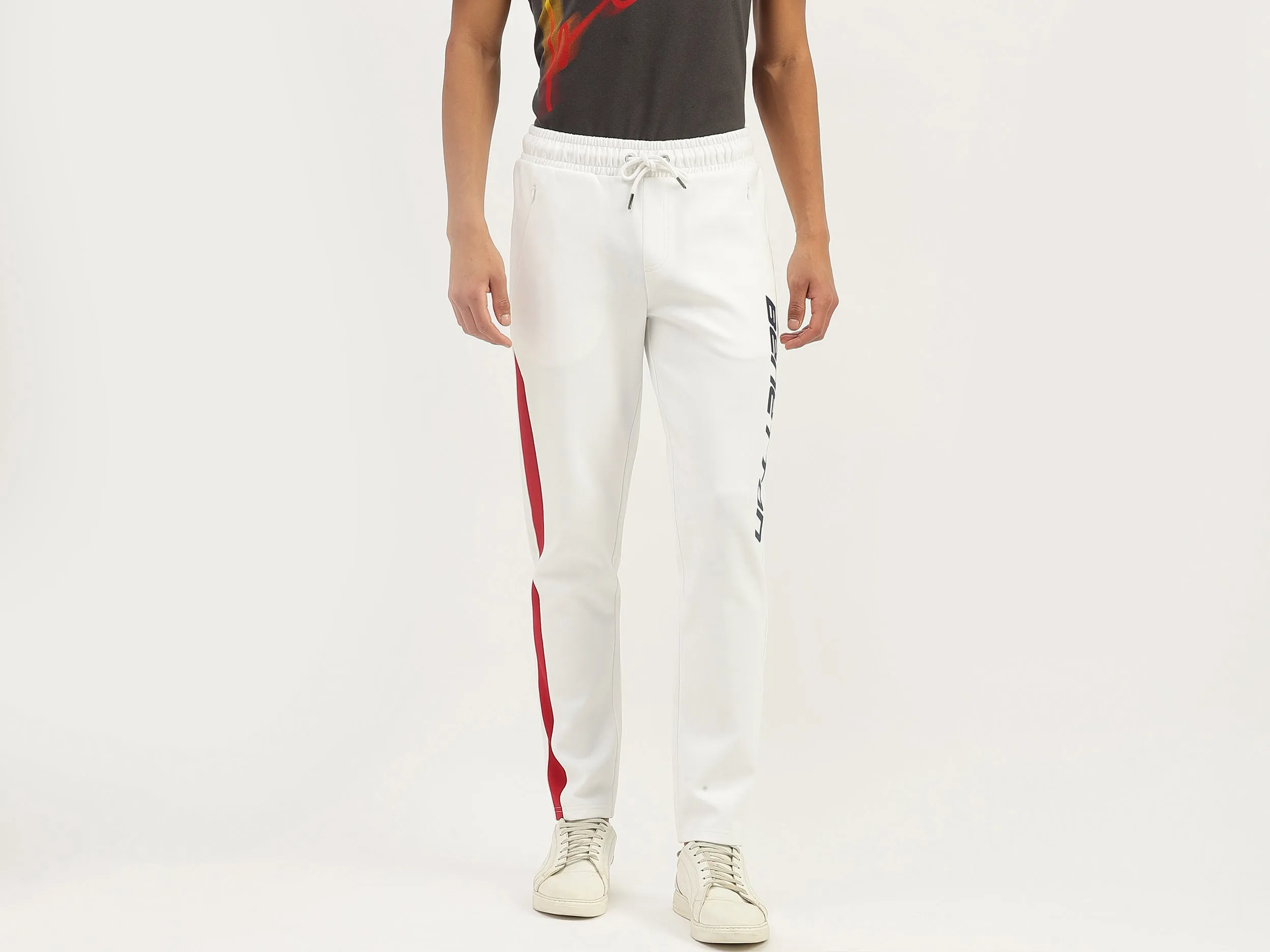 Typography Baggy Fit Trackpants