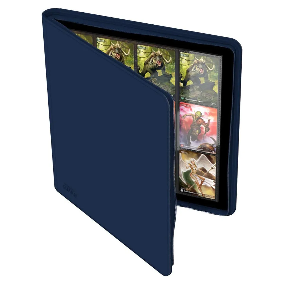 Ultimate Guard 12-Pocket QuadRow ZipFolio XenoSkin Dark Blue Folder