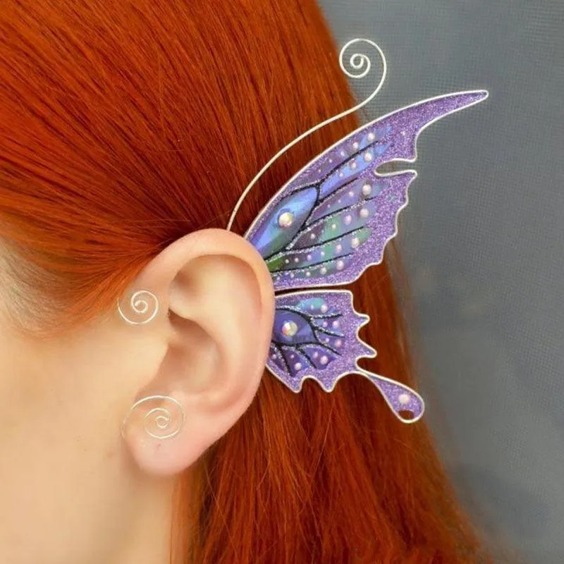 Unique Viking Black Oversized Crow Hair Clip