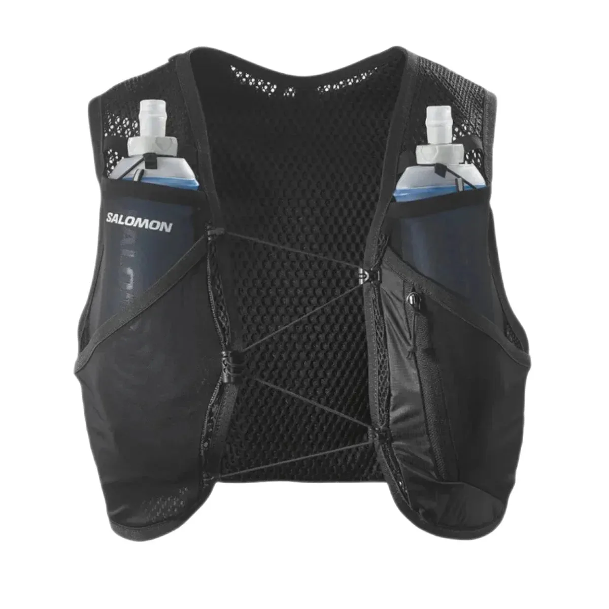 Unisex Salomon Active Skin 4L Hydration Vest with 2x500ML Flasks
