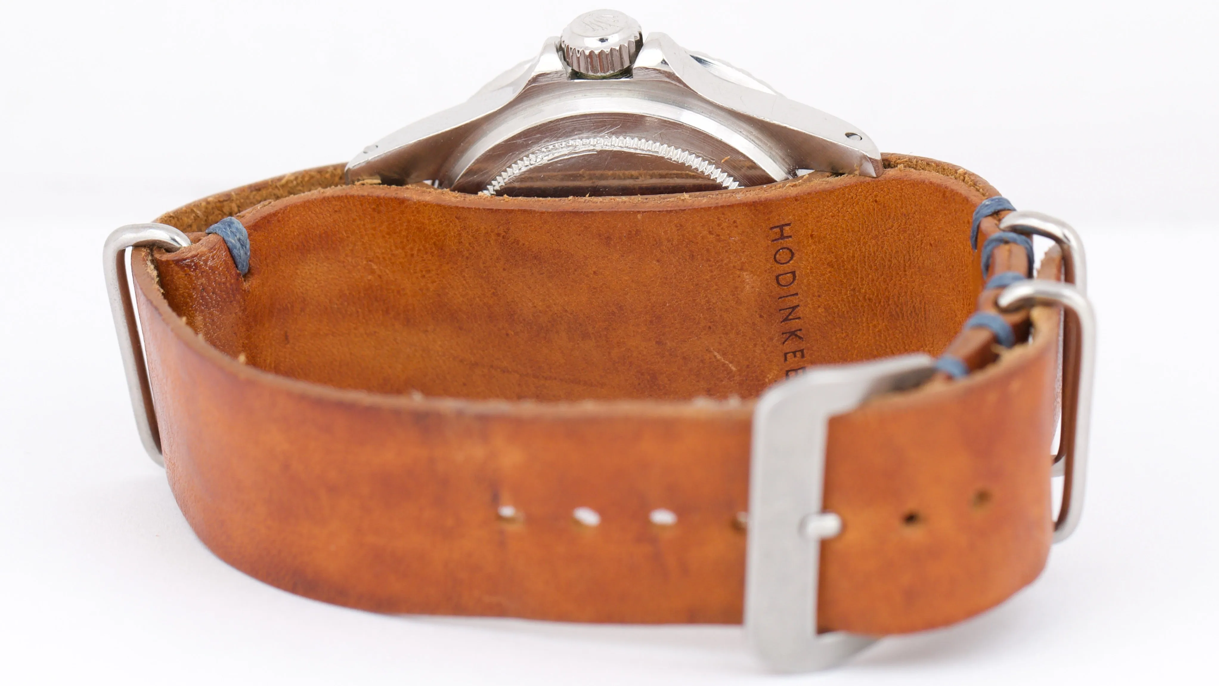 UNPOLISHED VINTAGE 1970 Rolex Submariner VIVID YELLOW PATINA Black  Watch 5513