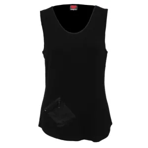 URBAN FASHION - Zip Pouch Vest Black