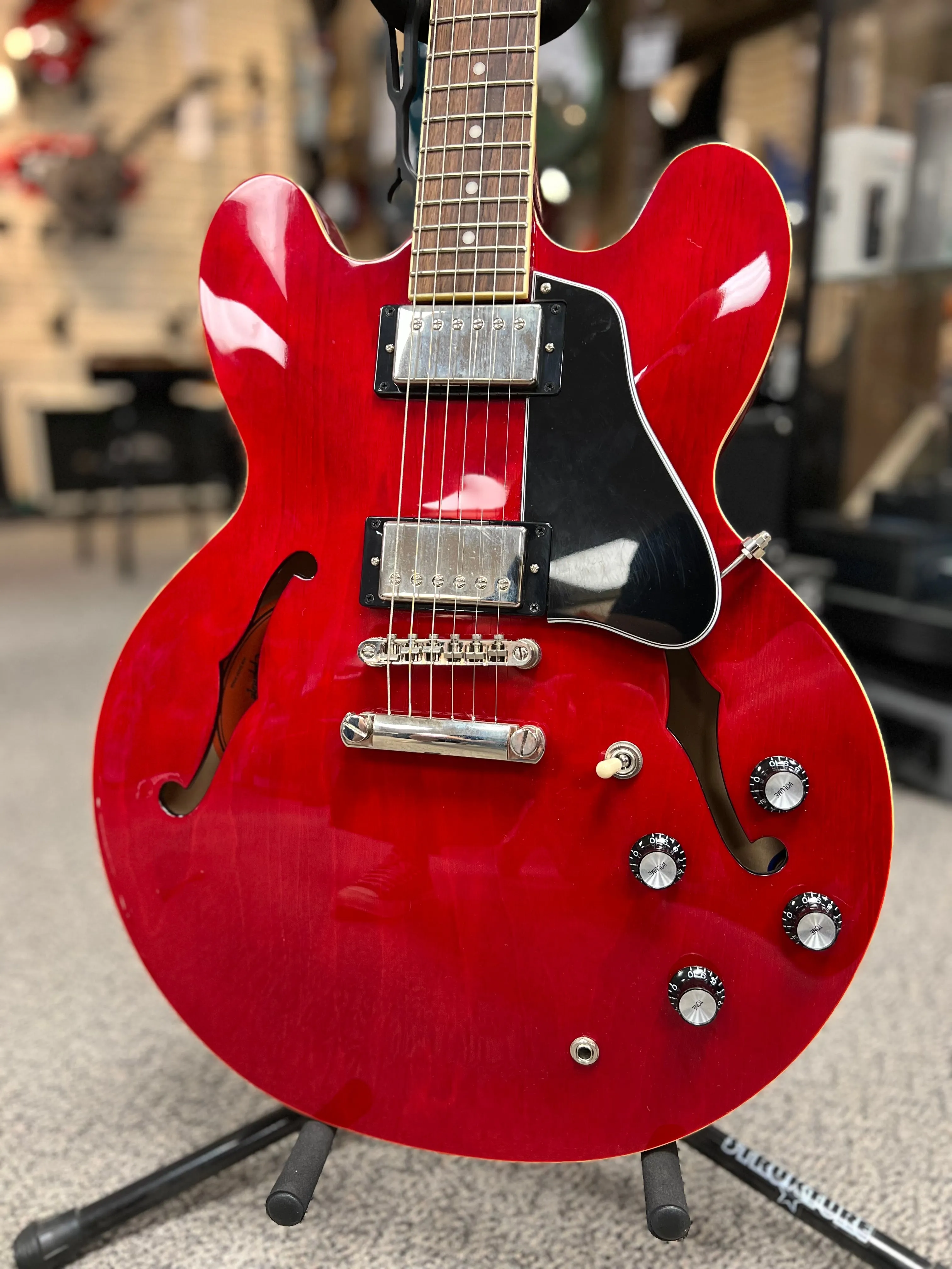 Used Epiphone ES-335 Cherry Red