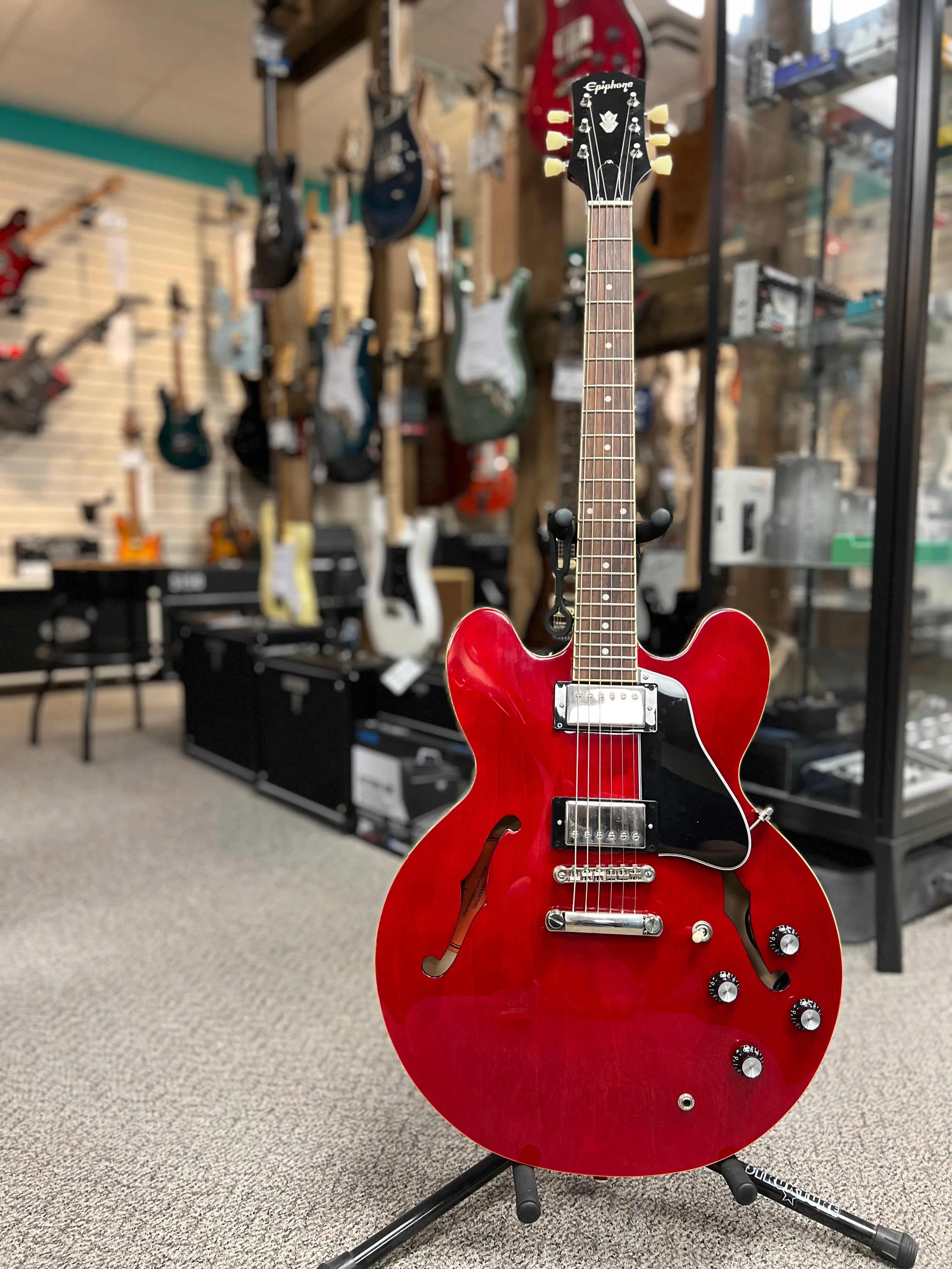 Used Epiphone ES-335 Cherry Red