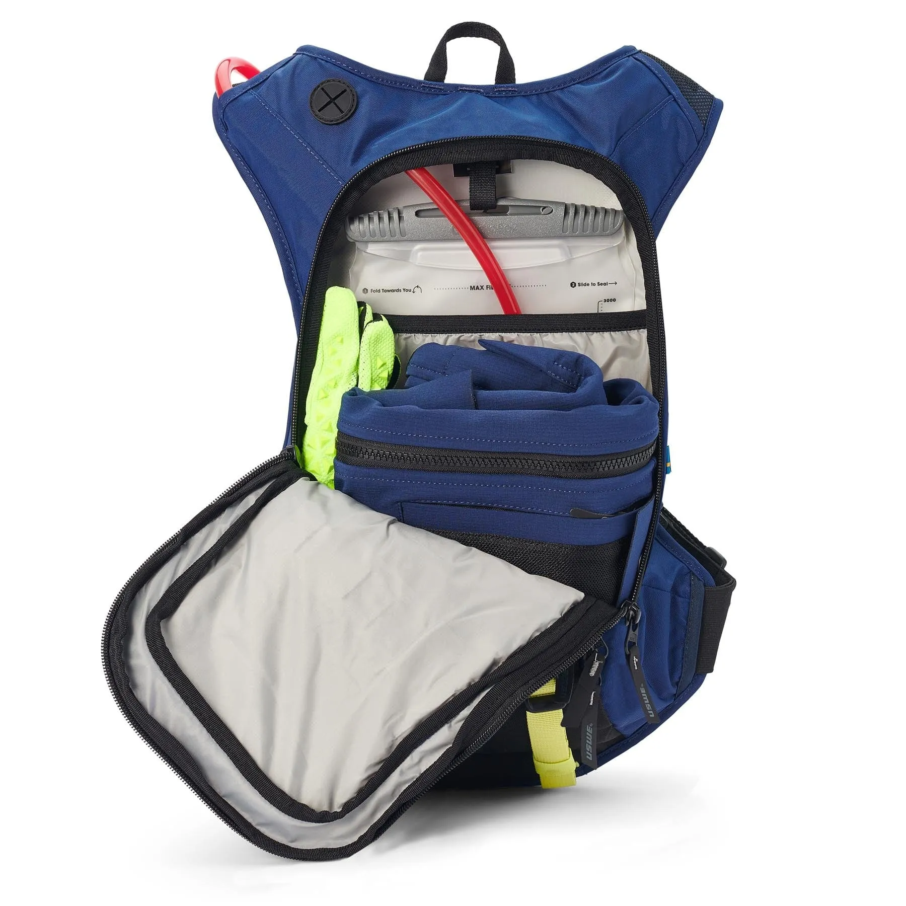 USWE MOTO Hydro 12L Hydration System Backpack - Factory Blue