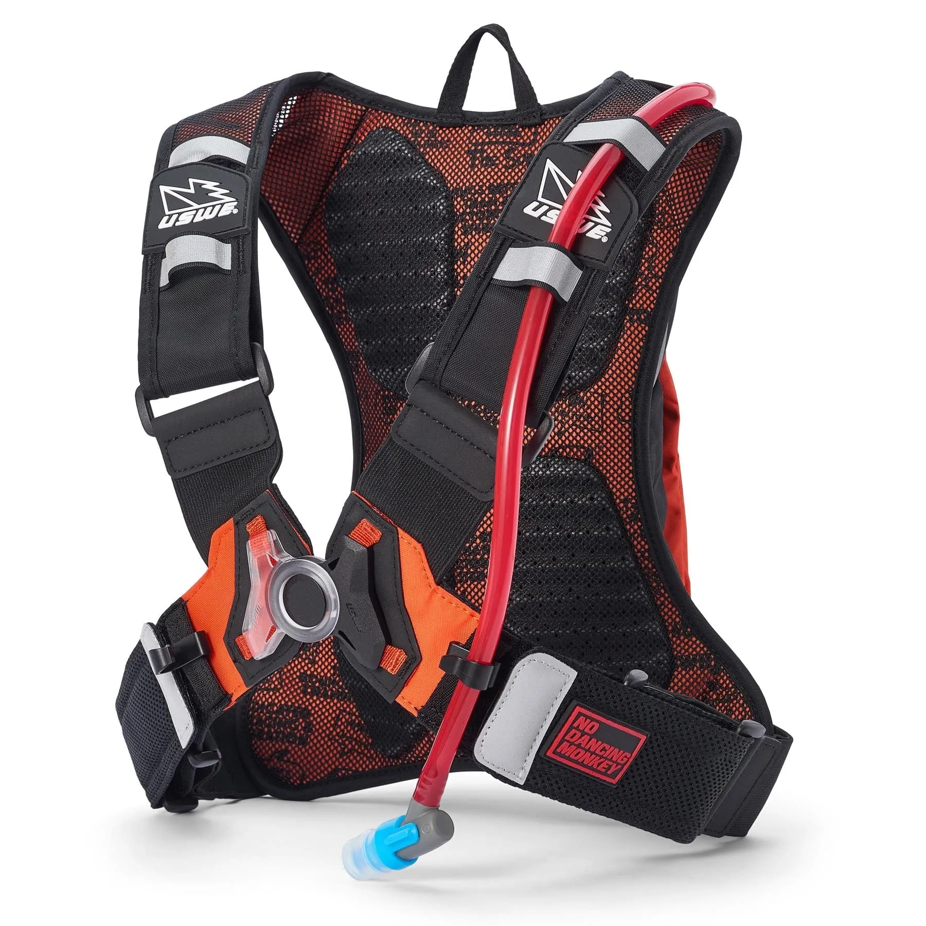USWE MOTO Hydro 3L Hydration System Backpack - Black/Factory Orange