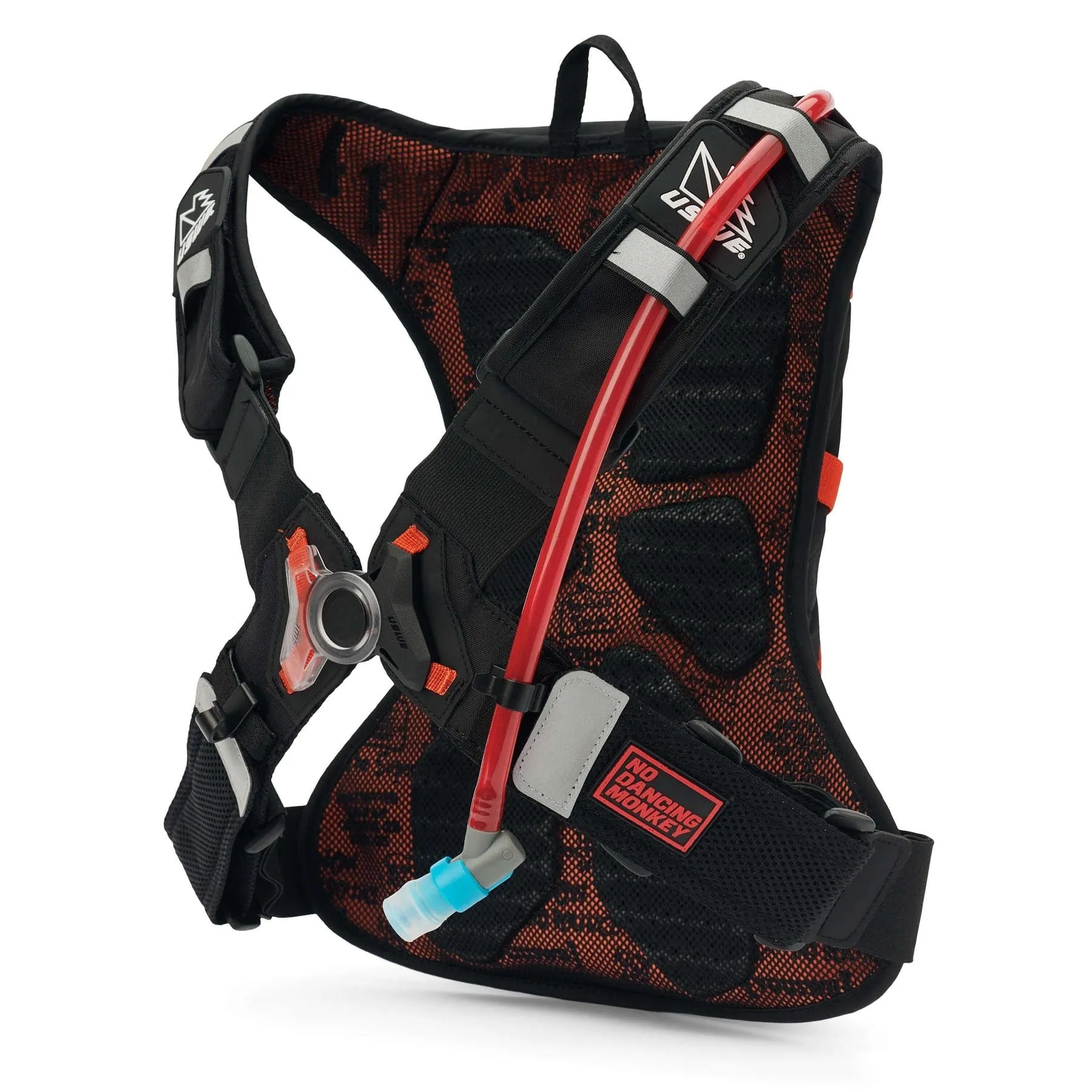 USWE MOTO Hydro 4L Hydration System Backpack - Black/Factory Orange