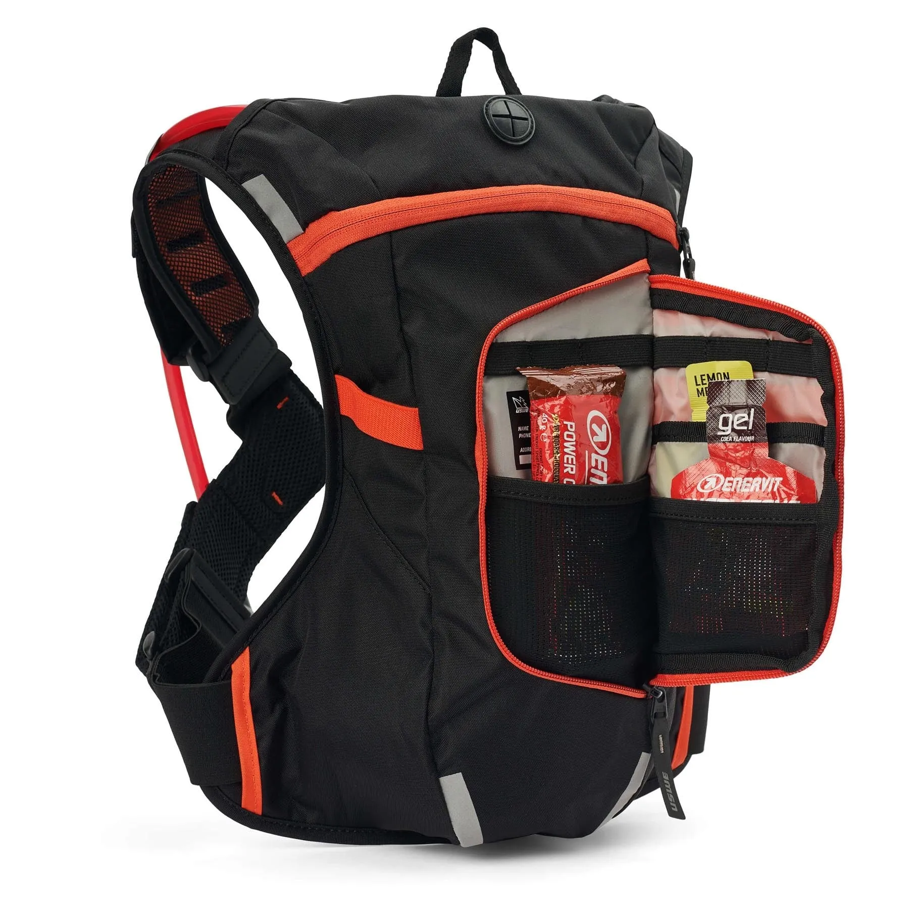 USWE MOTO Hydro 4L Hydration System Backpack - Black/Factory Orange