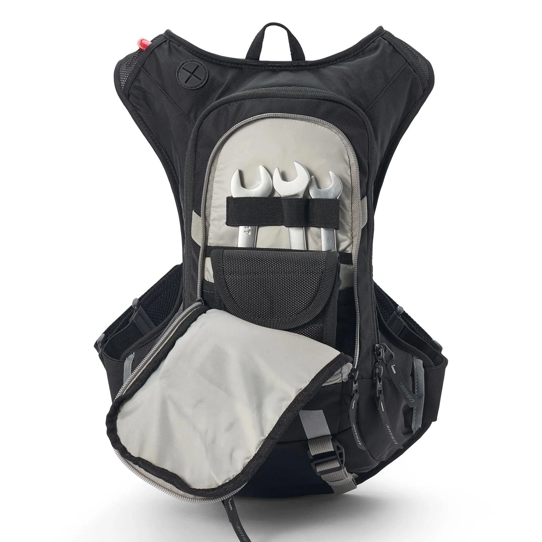 USWE MOTO Hydro 8L Hydration System Backpack - Black/Grey