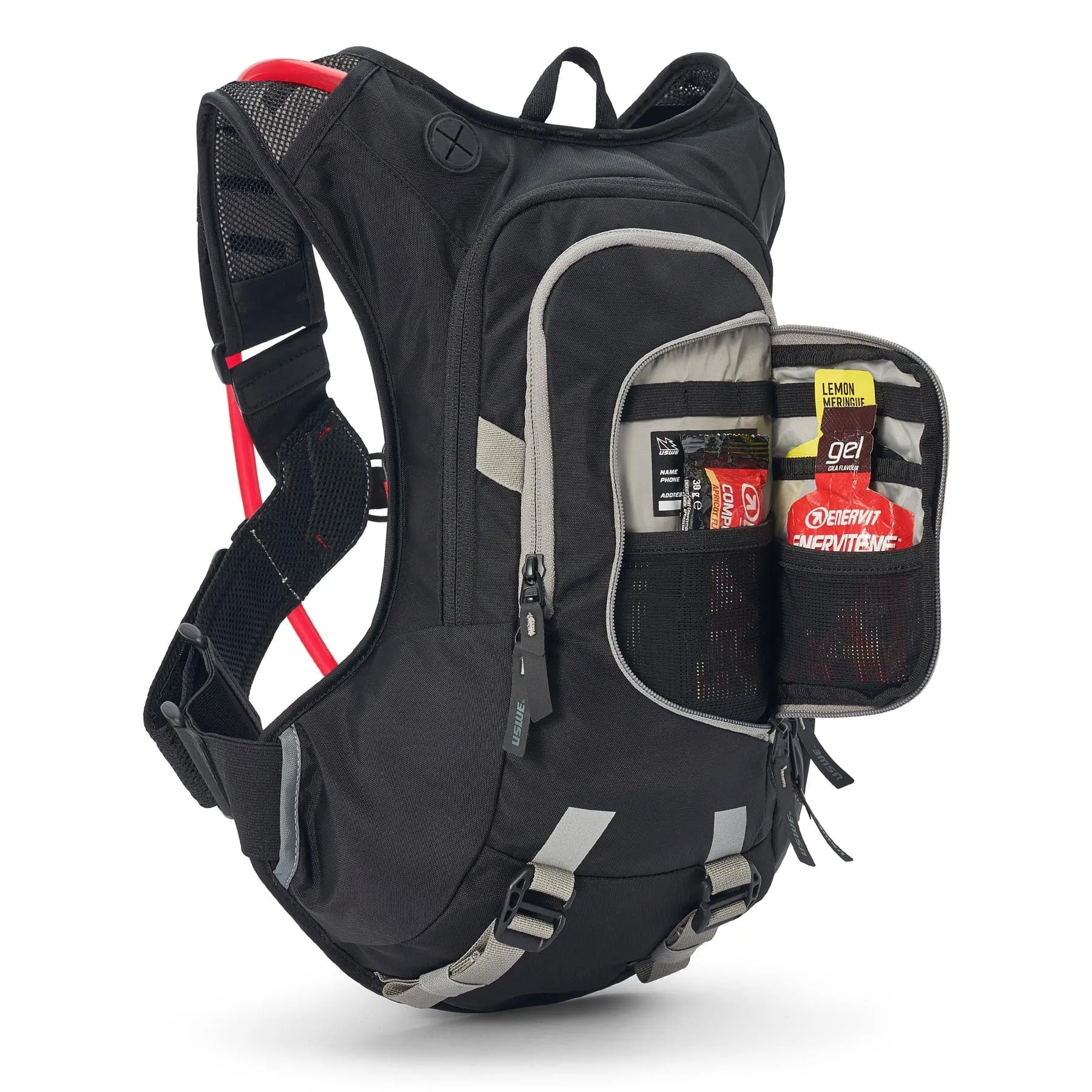 USWE MOTO Hydro 8L Hydration System Backpack - Black/Grey