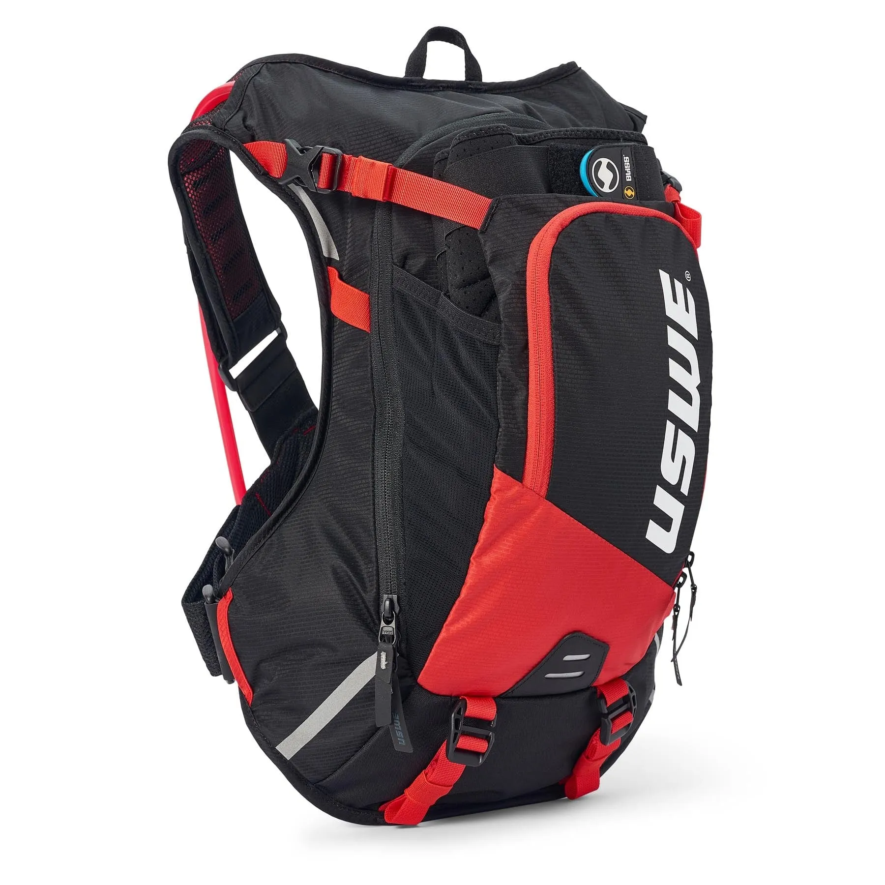 USWE MTB Hydro 12L Hydration System Backpack - Black/Red