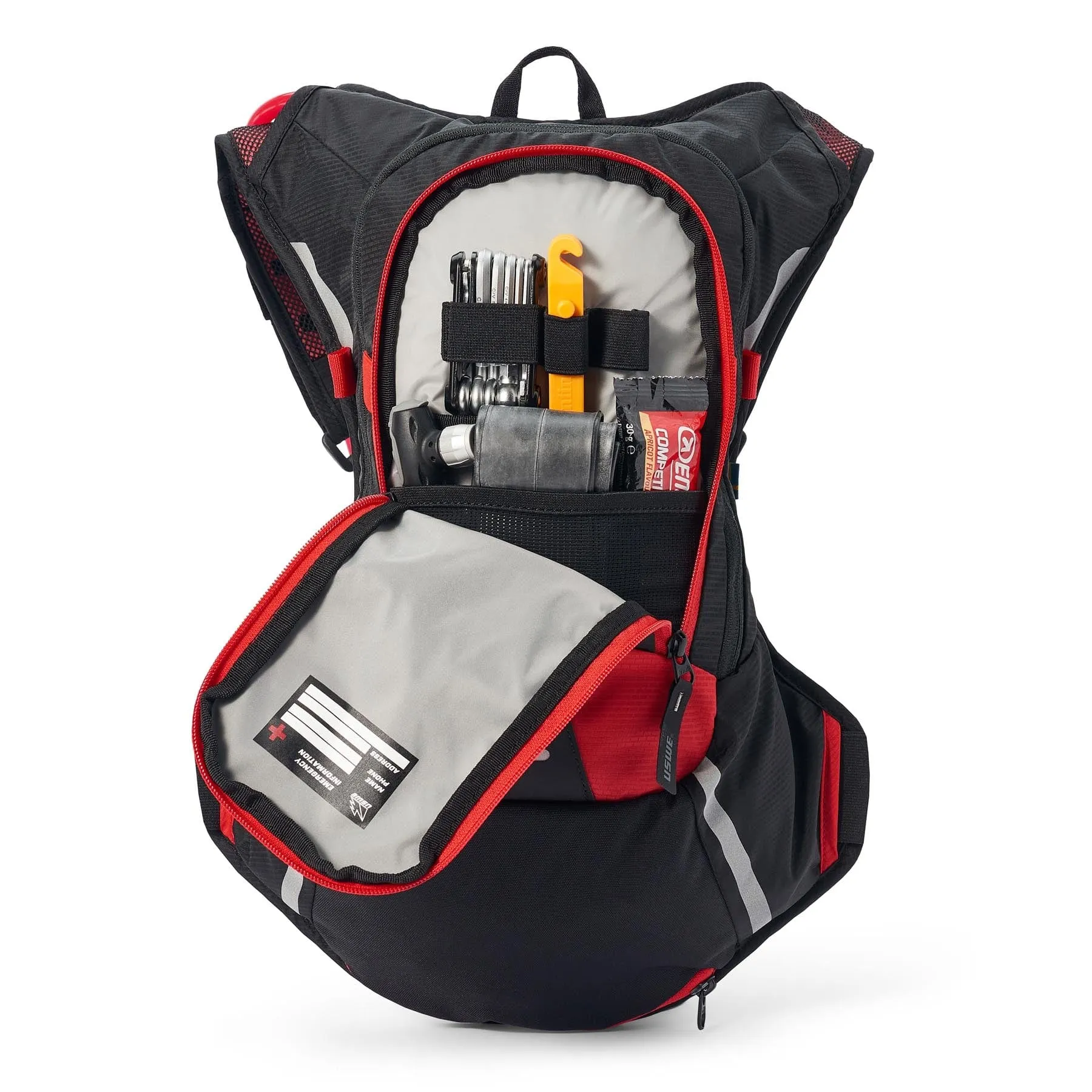 USWE MTB Hydro 8L Hydration System Backpack - Black/Red