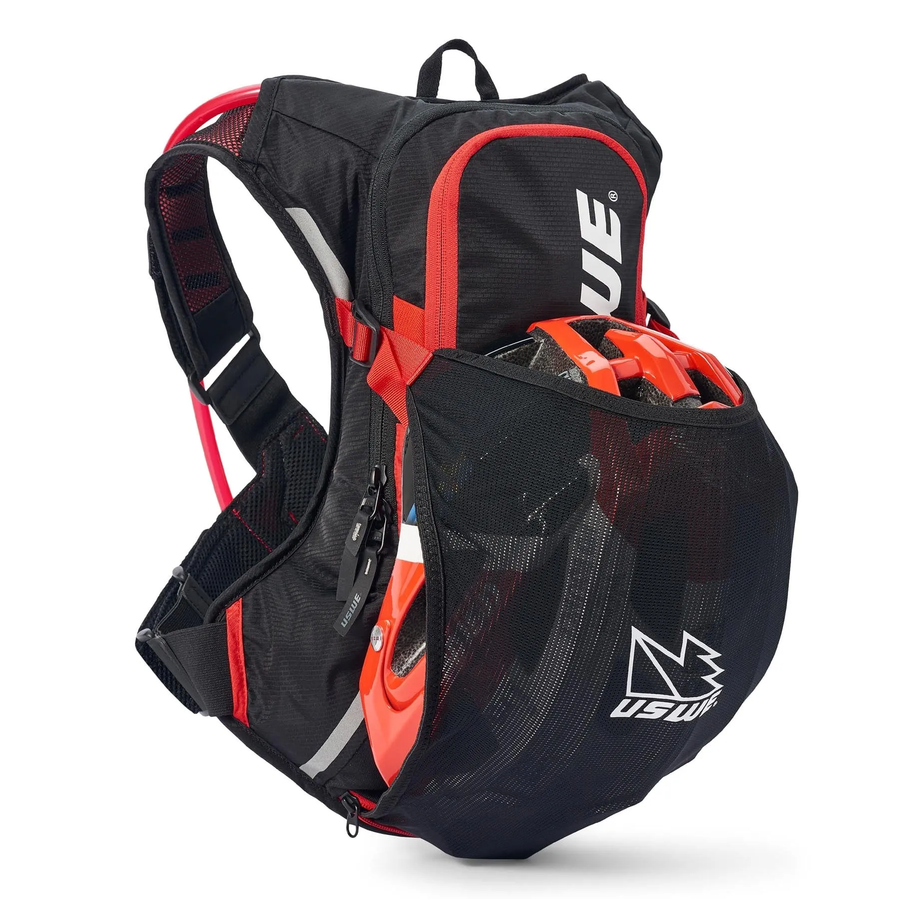 USWE MTB Hydro 8L Hydration System Backpack - Black/Red
