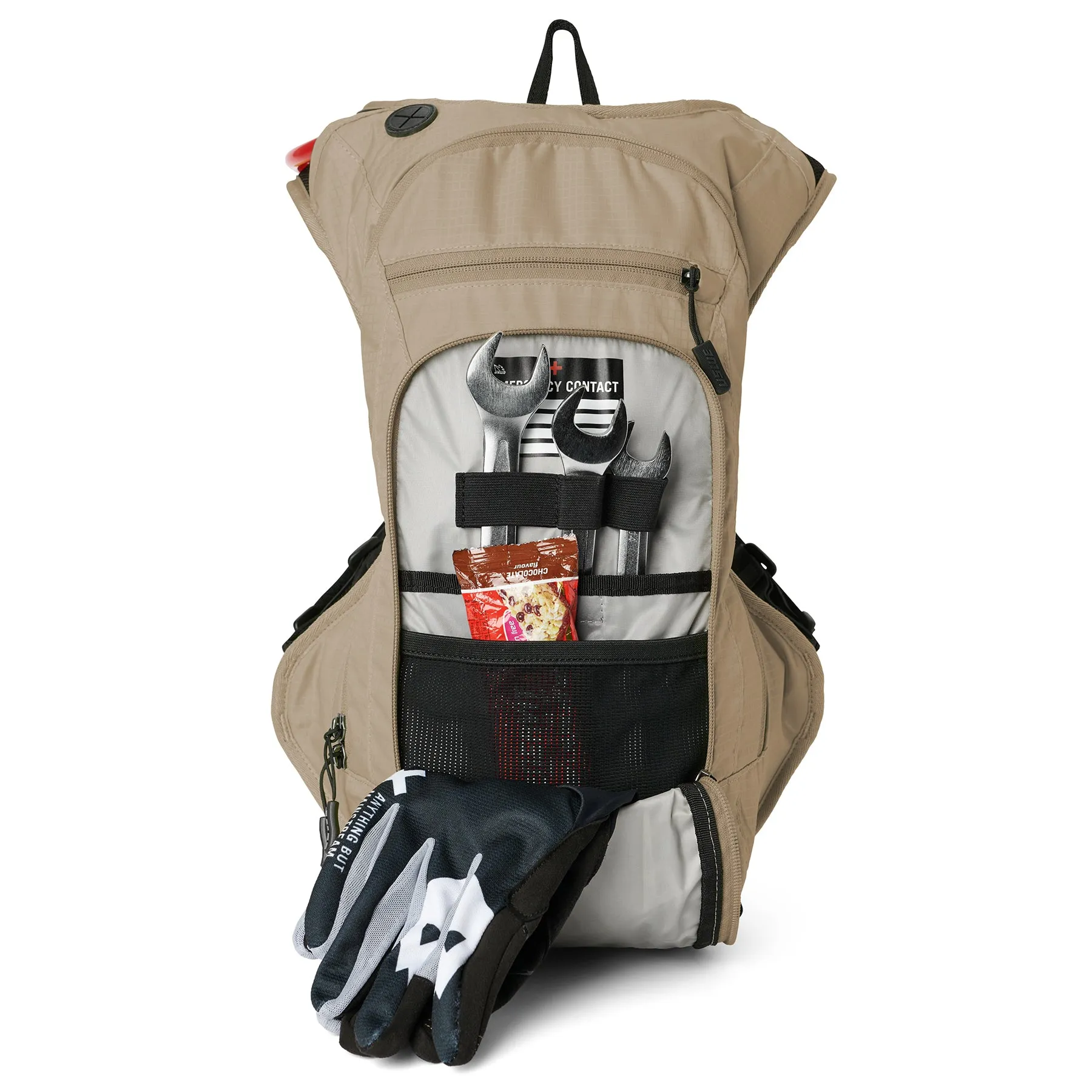 USWE Outlander Moto 9L Hydration System Backpack - Sand