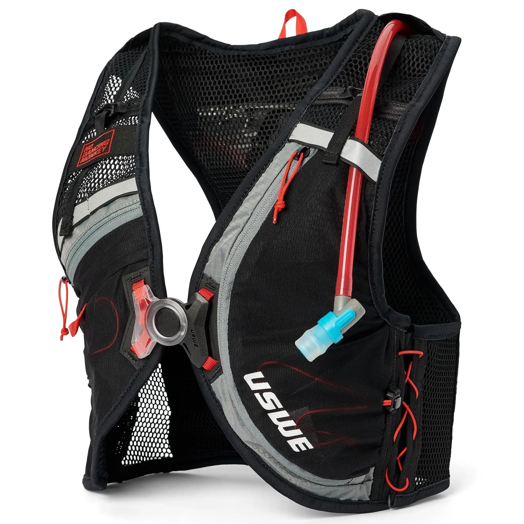 USWE Rush Bike 8L Hydration System Vest - Black/Grey