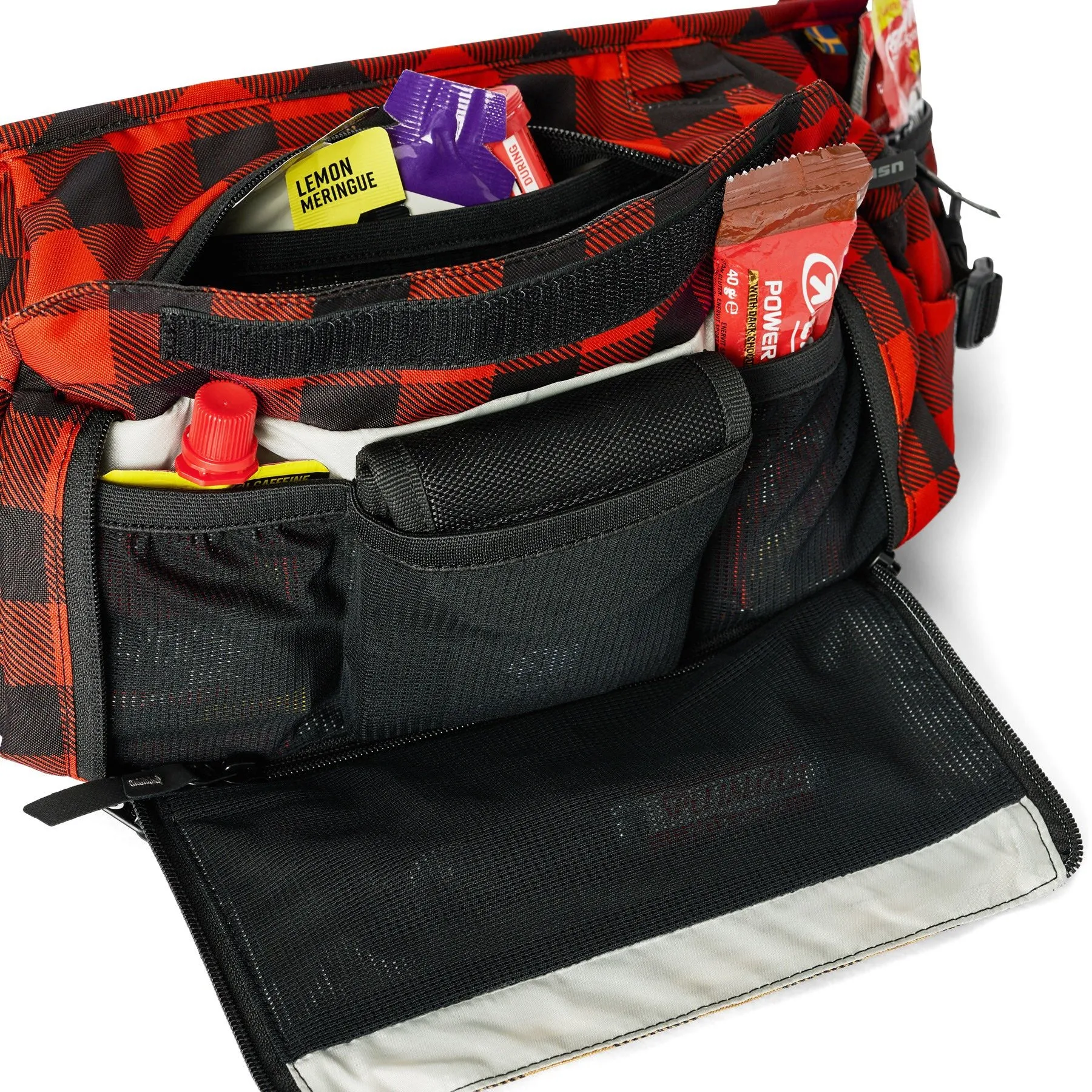 USWE Waist 6L Hydration Compatible Hip Pack - Flannel Red