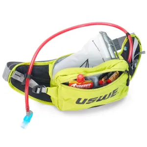 USWE Zulo 2L Hydration System Waist Pack - Crazy Yellow