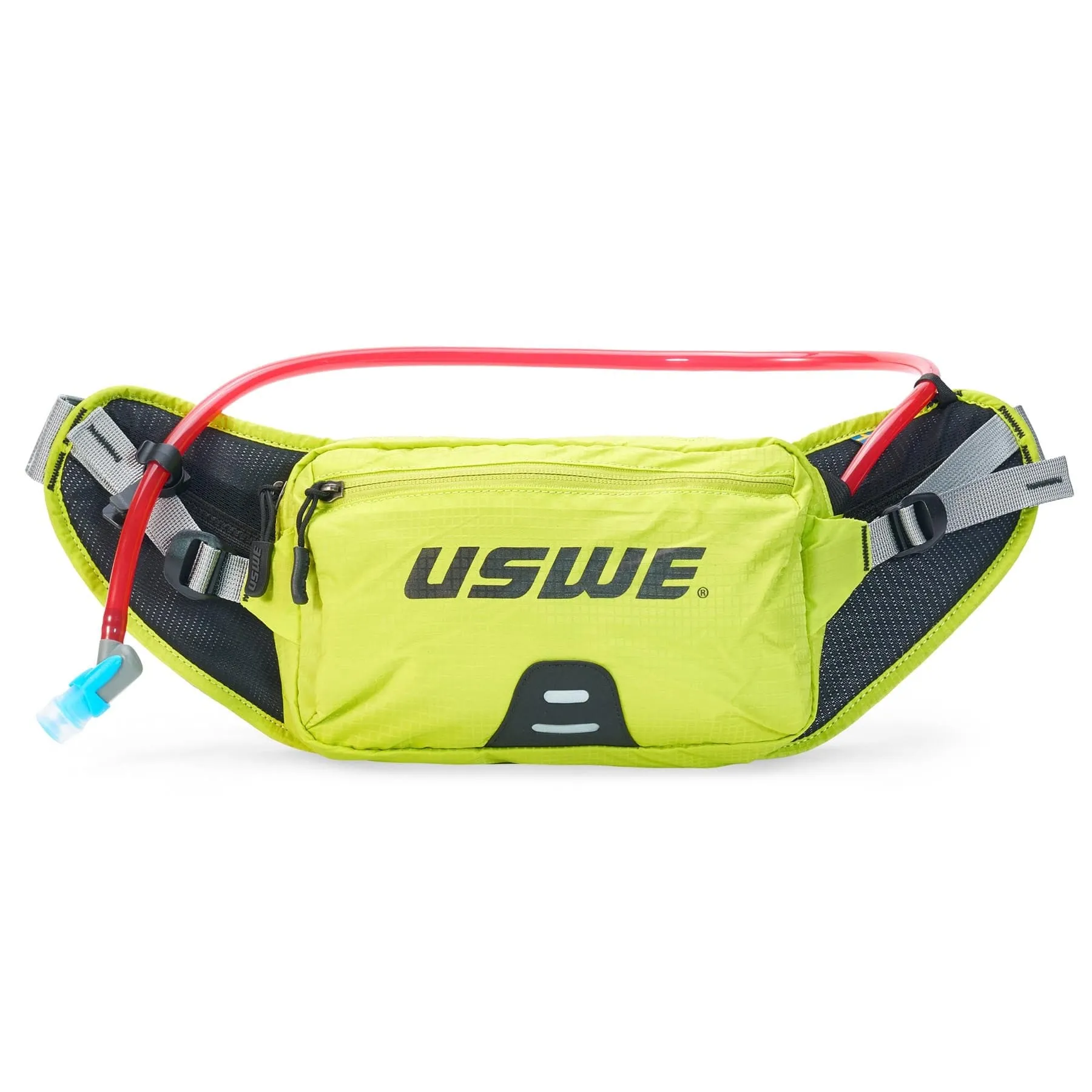 USWE Zulo 2L Hydration System Waist Pack - Crazy Yellow