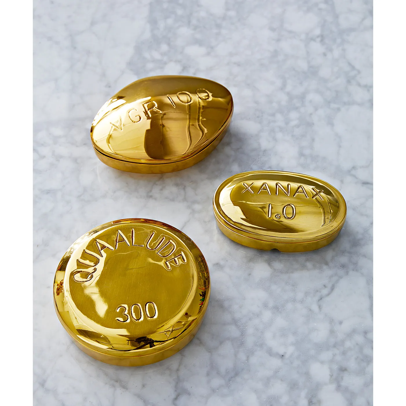 Viagra Brass Pill Box from Jonathan Adler
