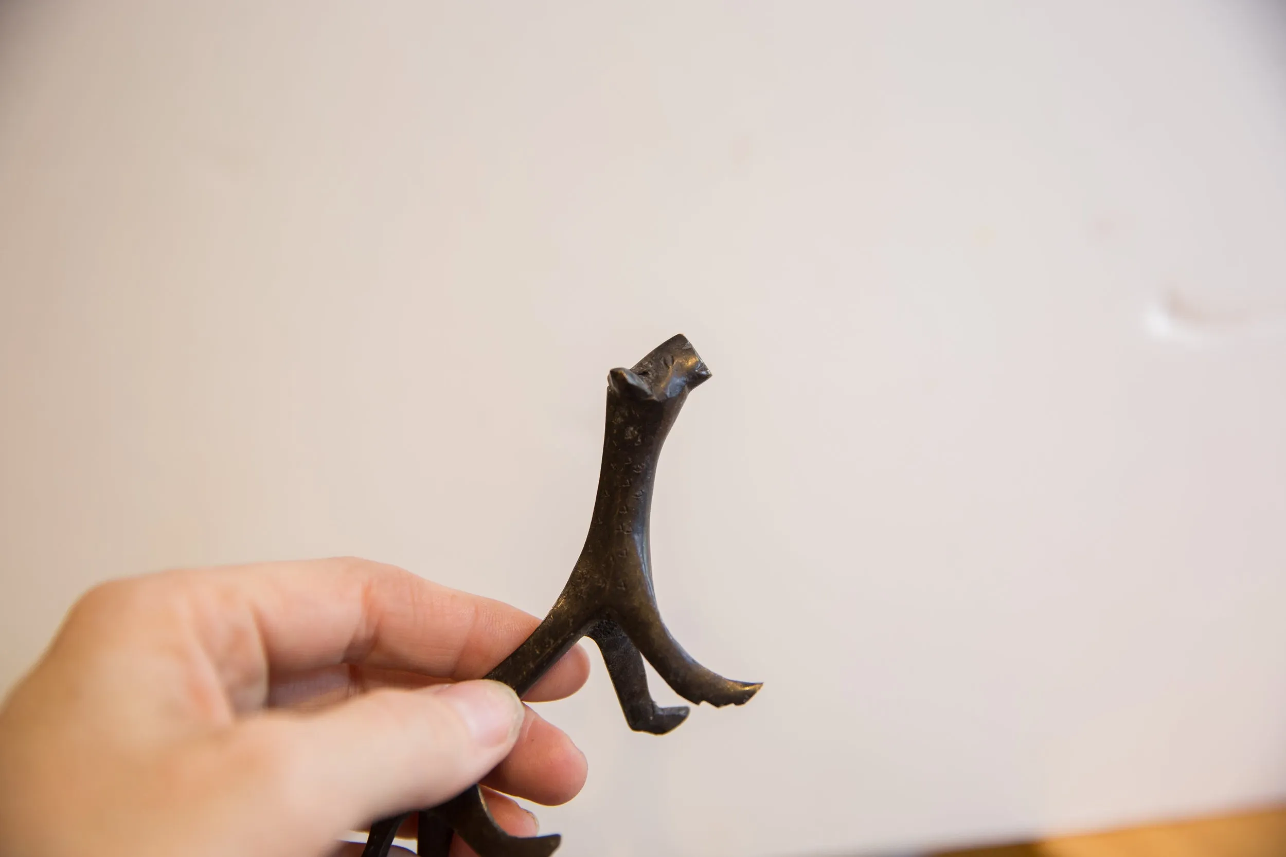 Vintage African Cheetah with Dark Patina