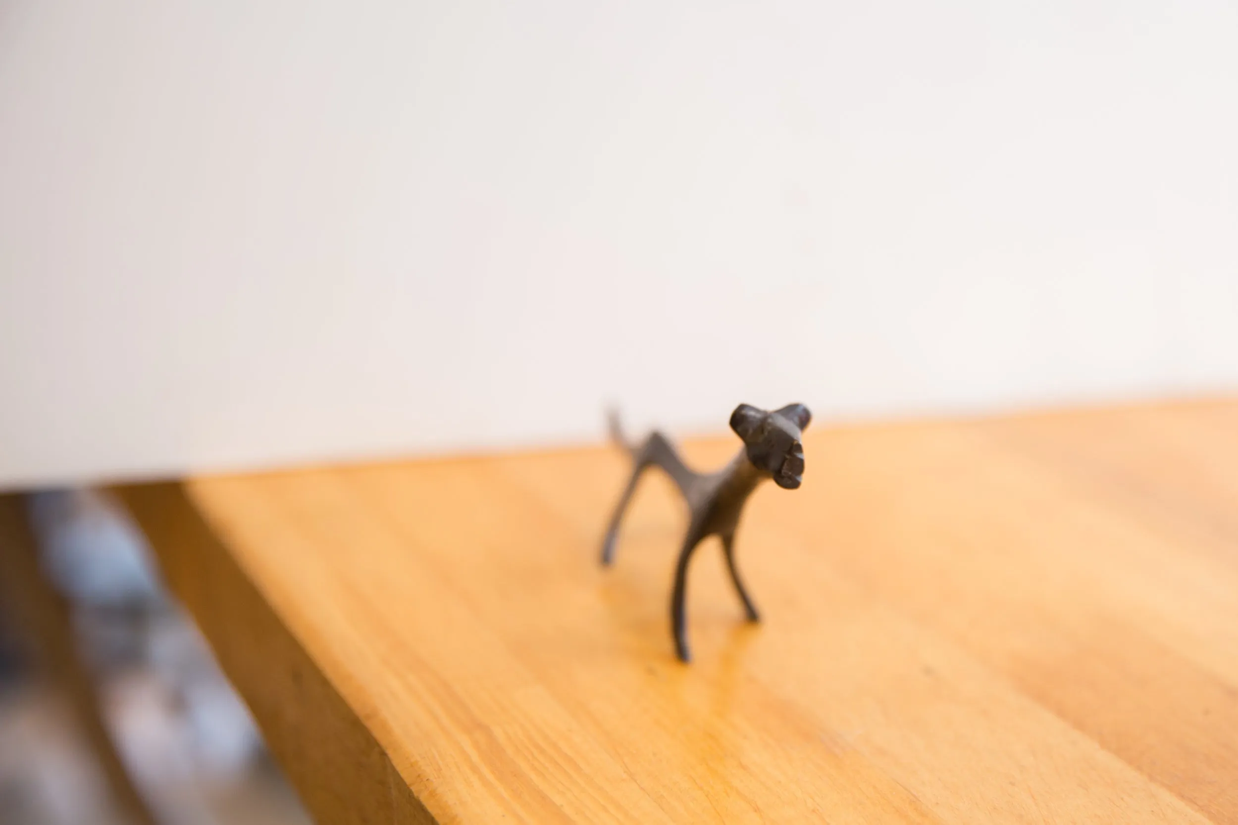 Vintage African Cheetah with Dark Patina