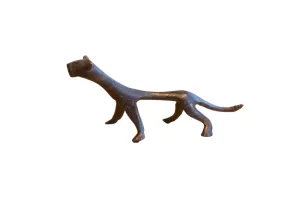 Vintage African Cheetah with Dark Patina