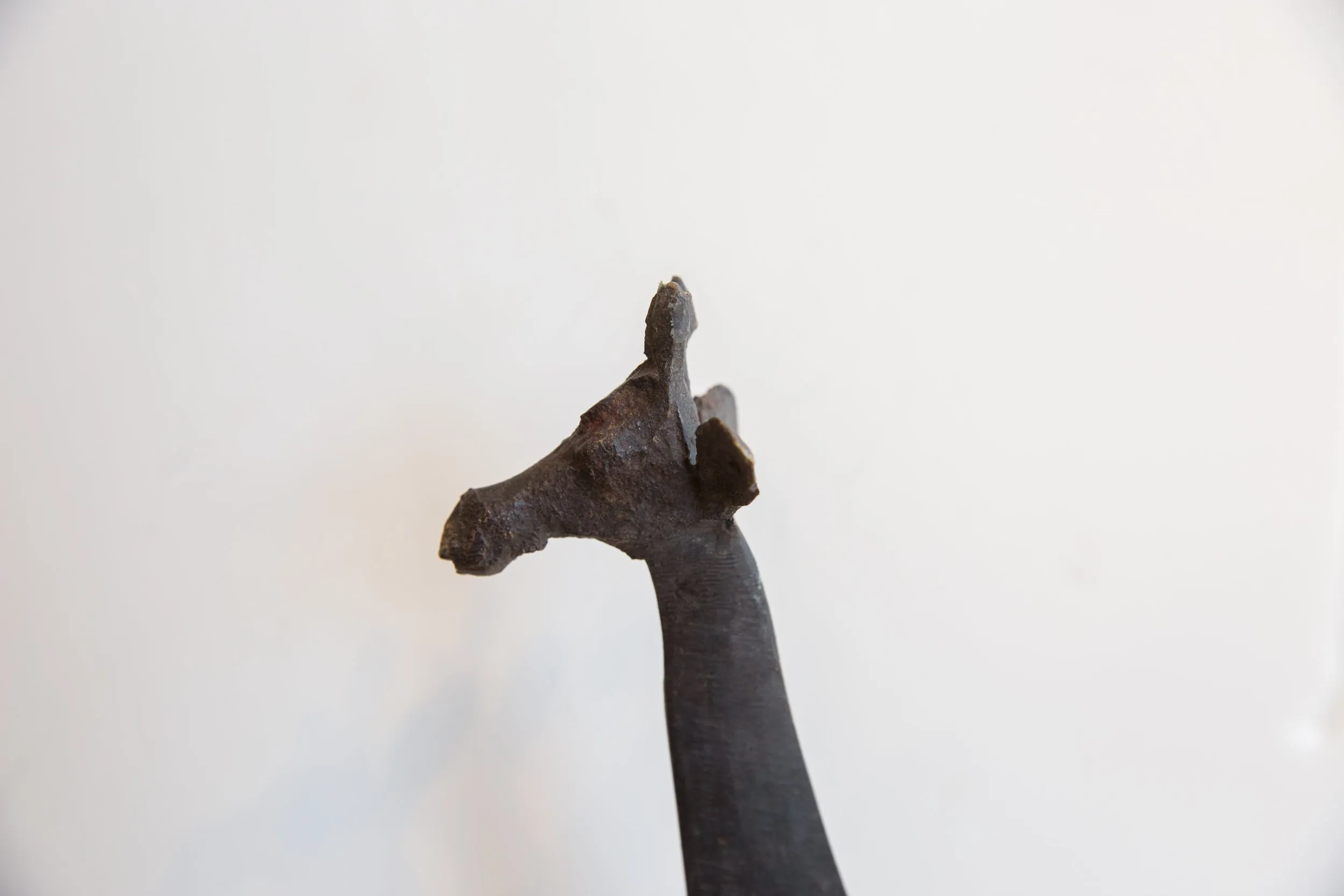 Vintage African Giraffe with Dark Patina