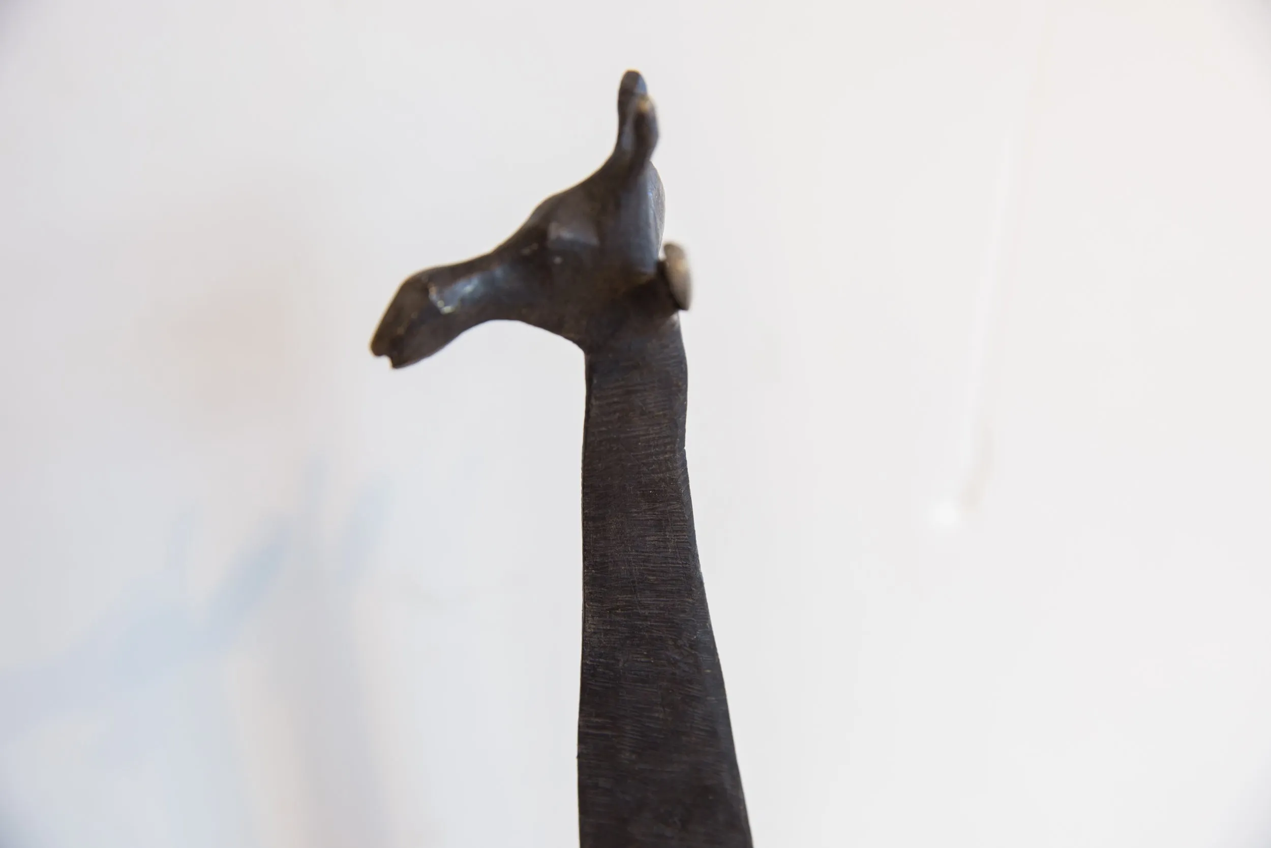 Vintage African Giraffe with Dark Patina