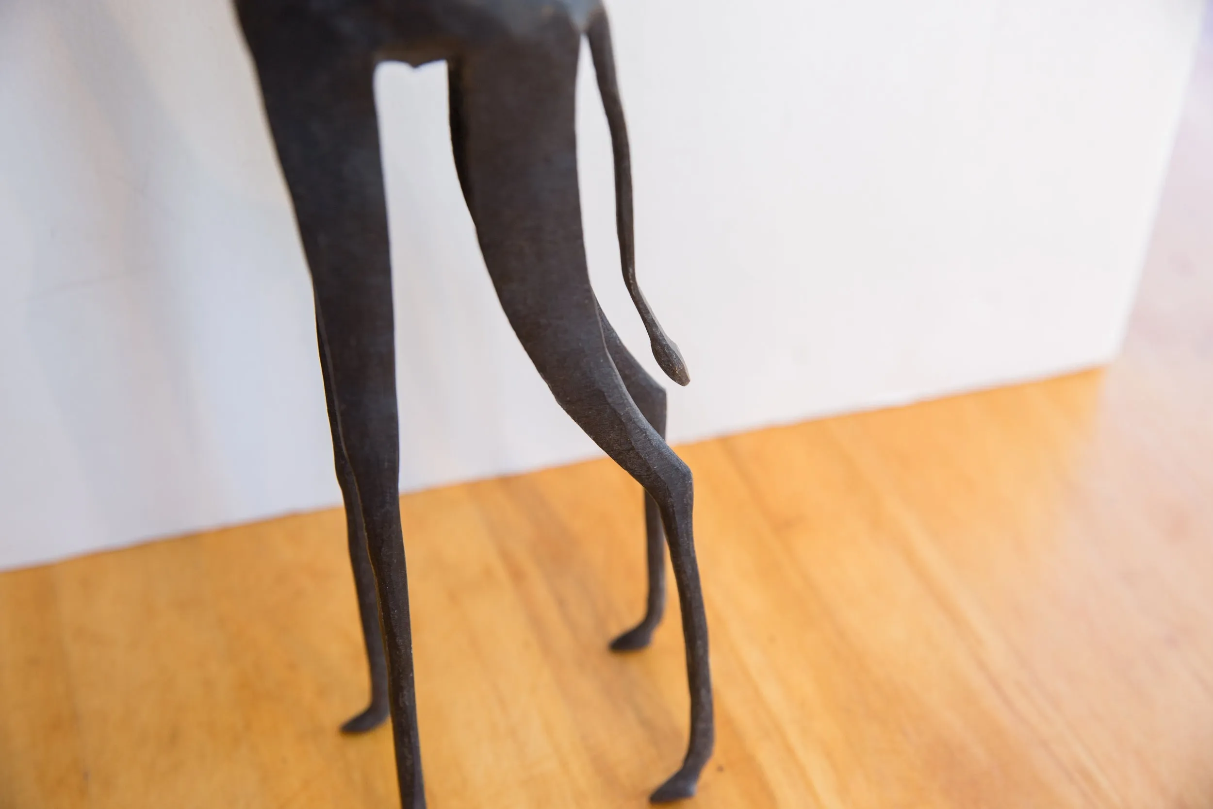 Vintage African Giraffe with Dark Patina