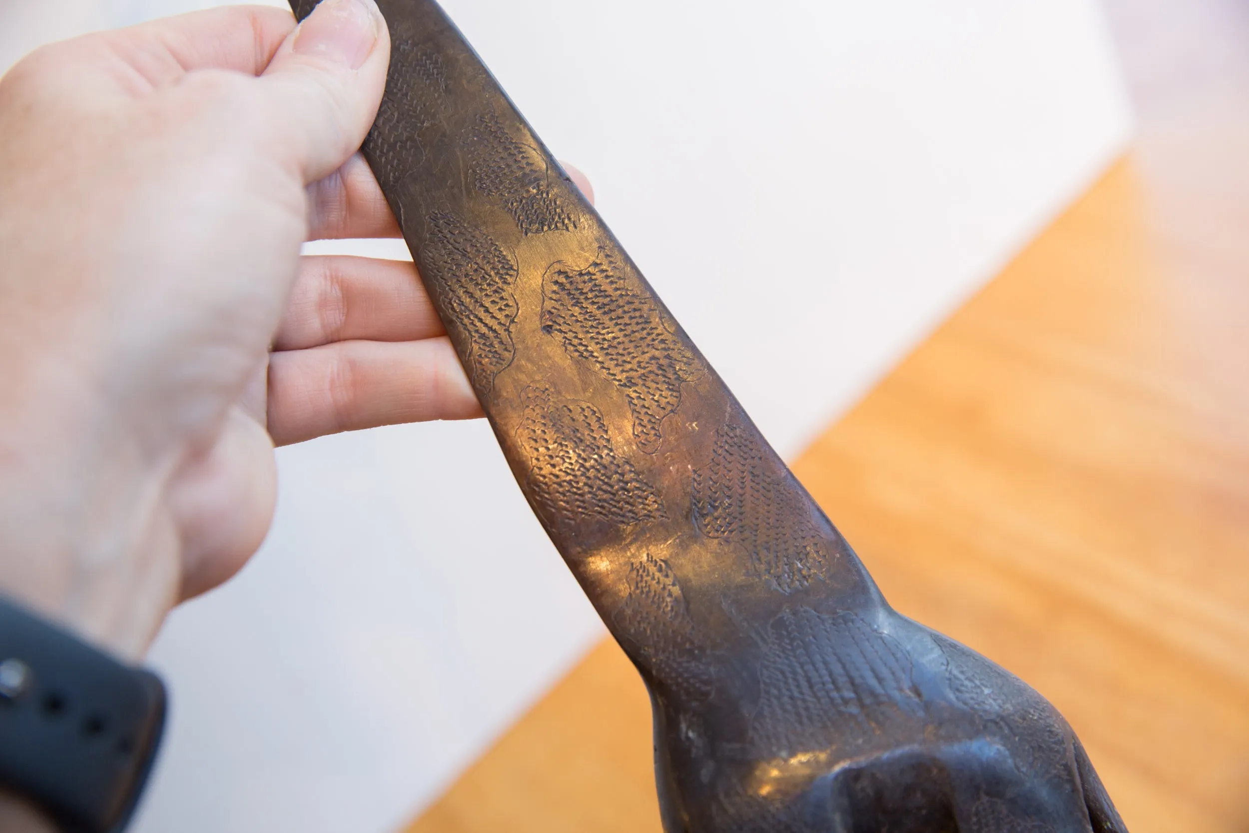 Vintage African Giraffe with Dark Patina