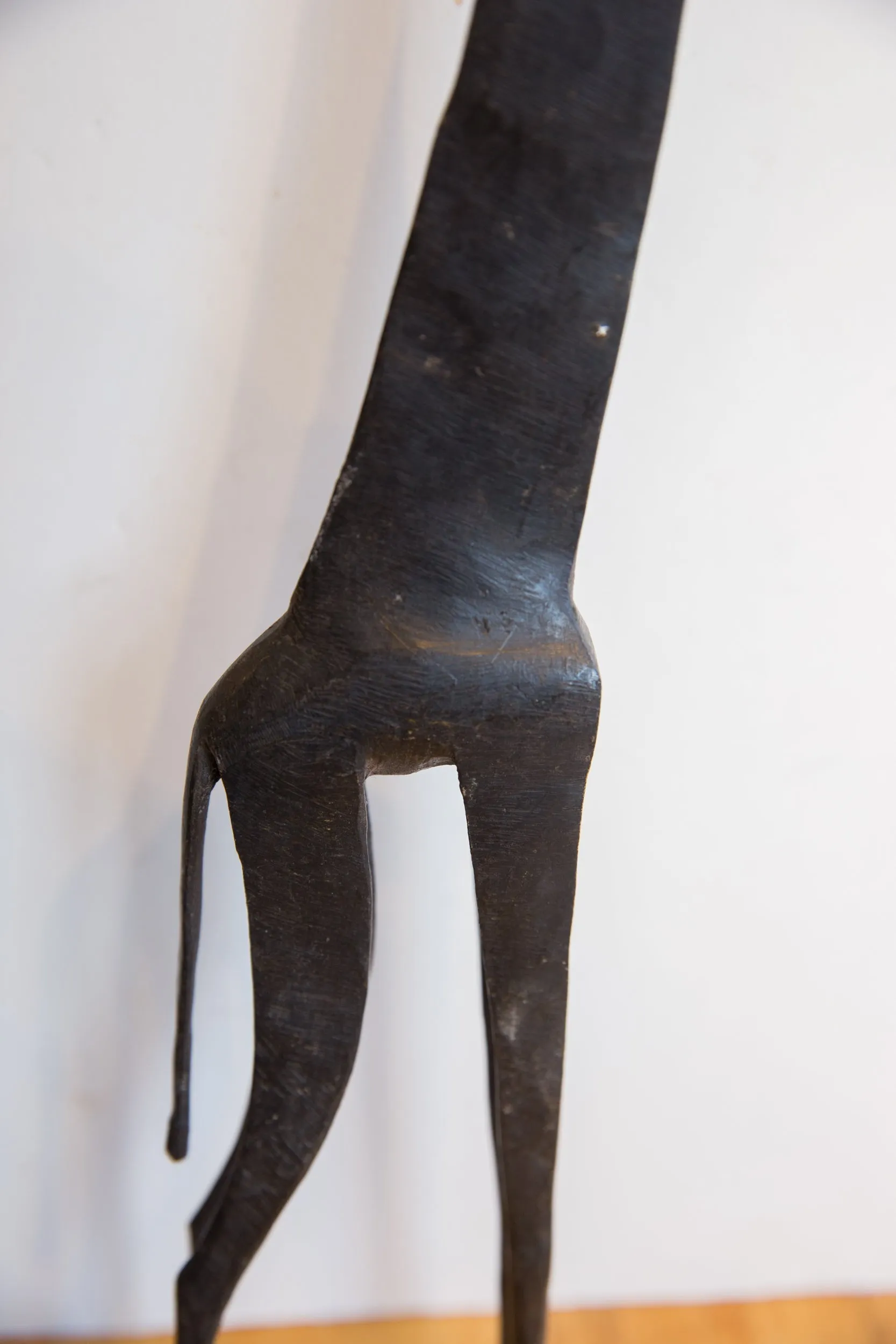 Vintage African Giraffe with Dark Patina