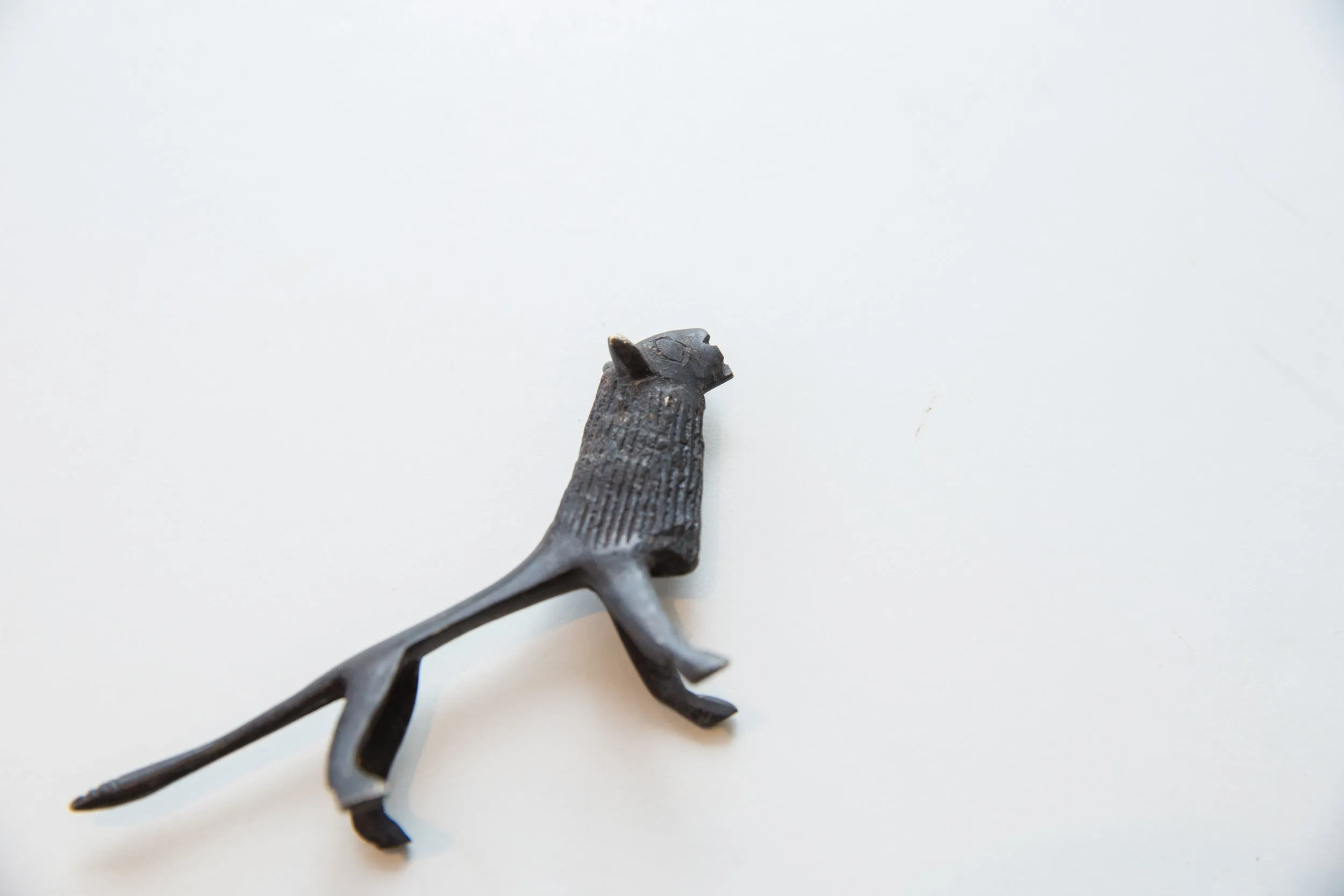 Vintage African Lion with Dark Patina