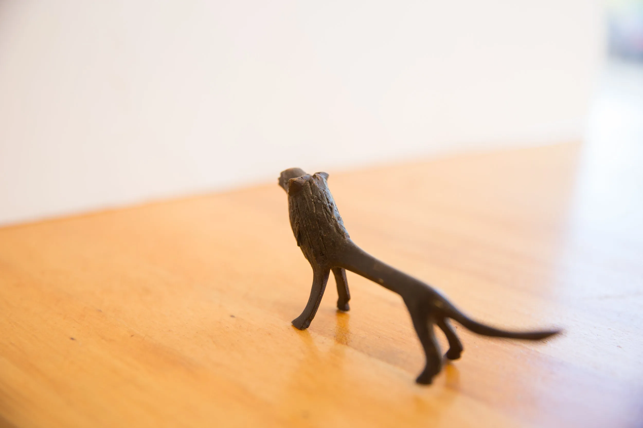 Vintage African Lion with Dark Patina