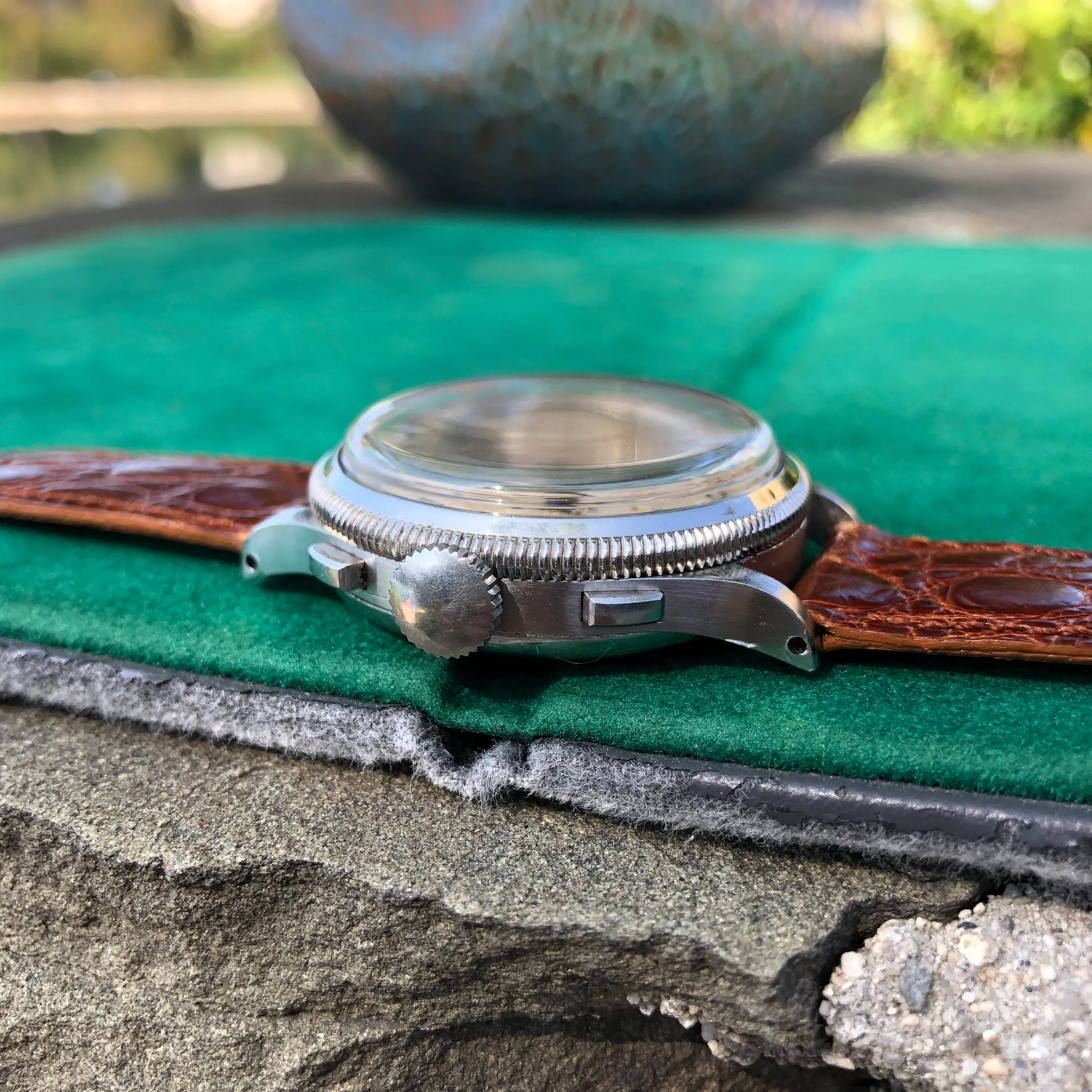 Vintage Benrus Sky Chief Chronograph Valjoux 71 Stainless Steel Wristwatch