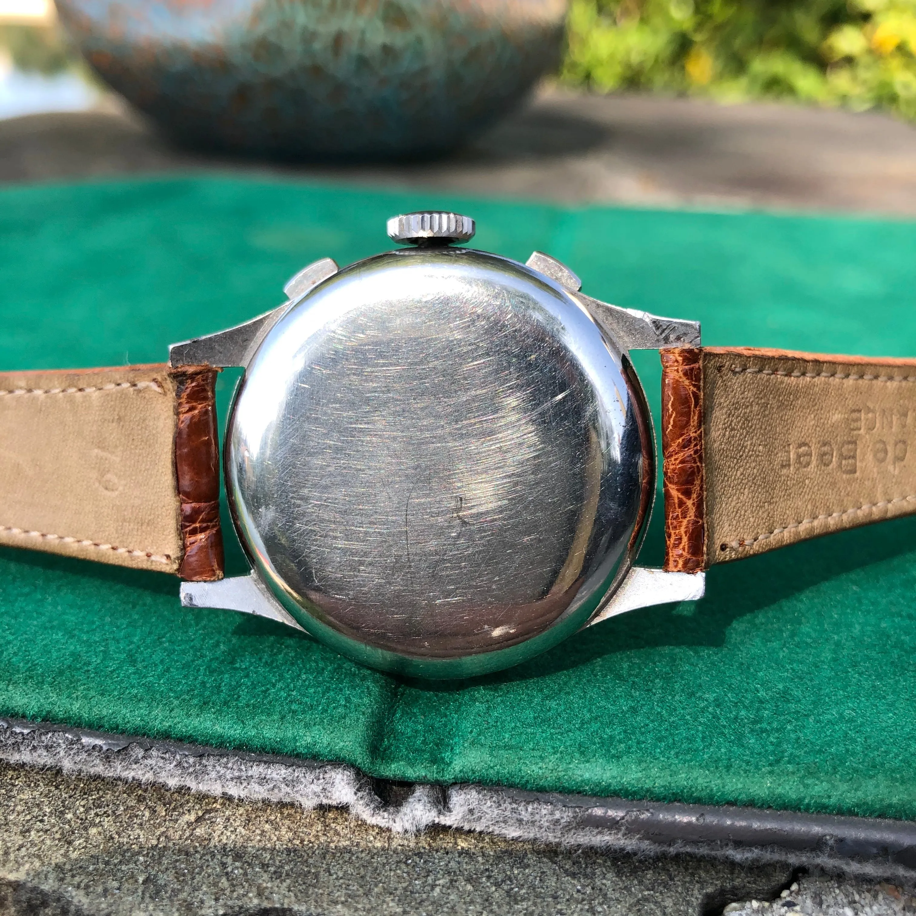 Vintage Benrus Sky Chief Chronograph Valjoux 71 Stainless Steel Wristwatch