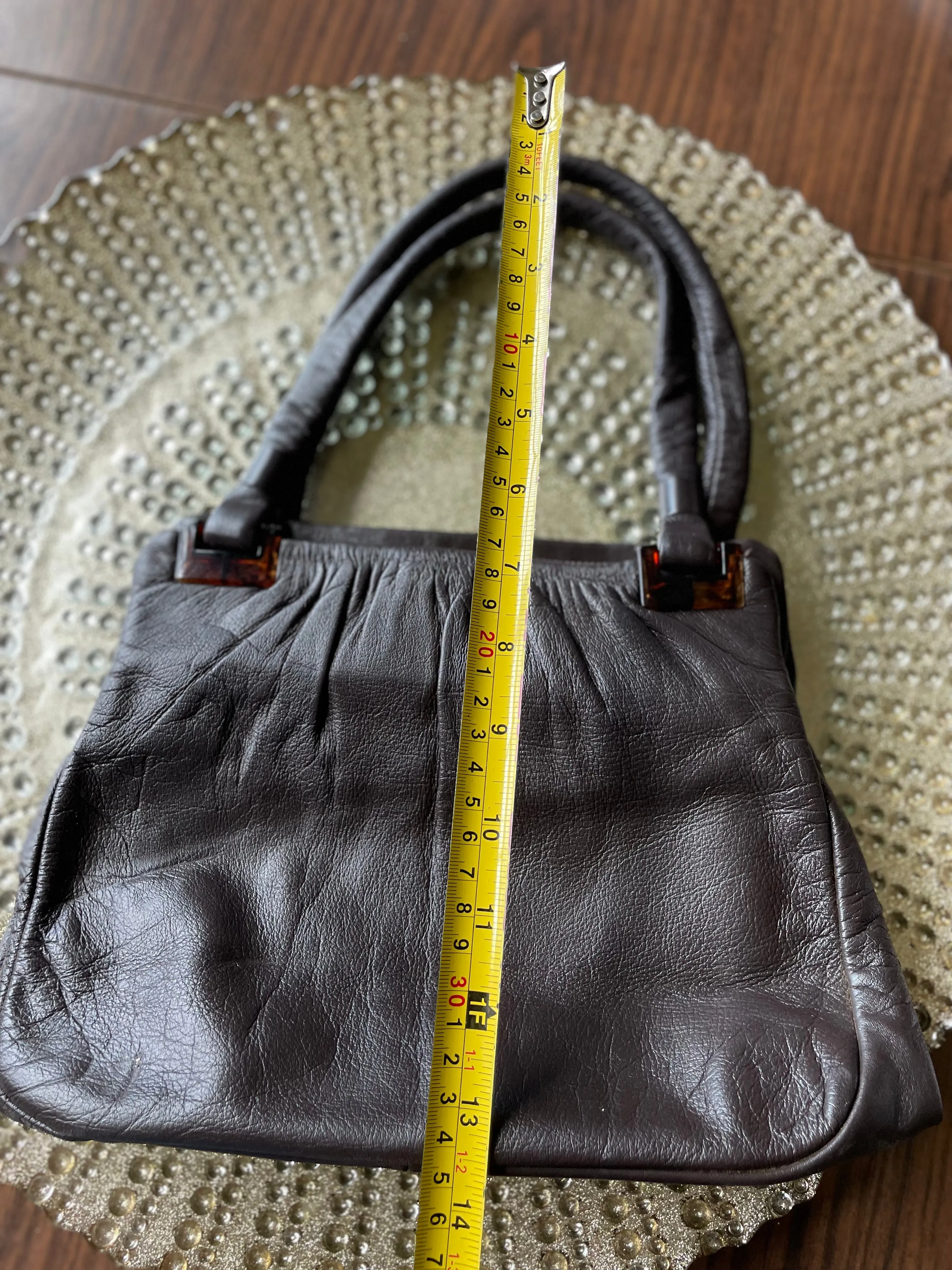 Vintage Buttery Soft Jean Shilton Leather Handbag Purse