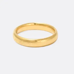 Vintage Charles Green & Son 18k Gold Wedding Band