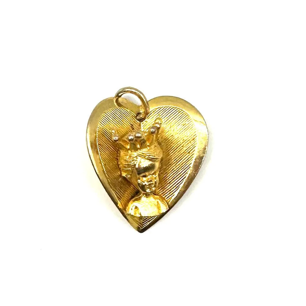 Vintage Heart with Boy Prince