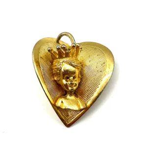 Vintage Heart with Boy Prince