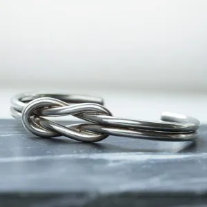 Vintage Sterling Silver Knot Bracelet